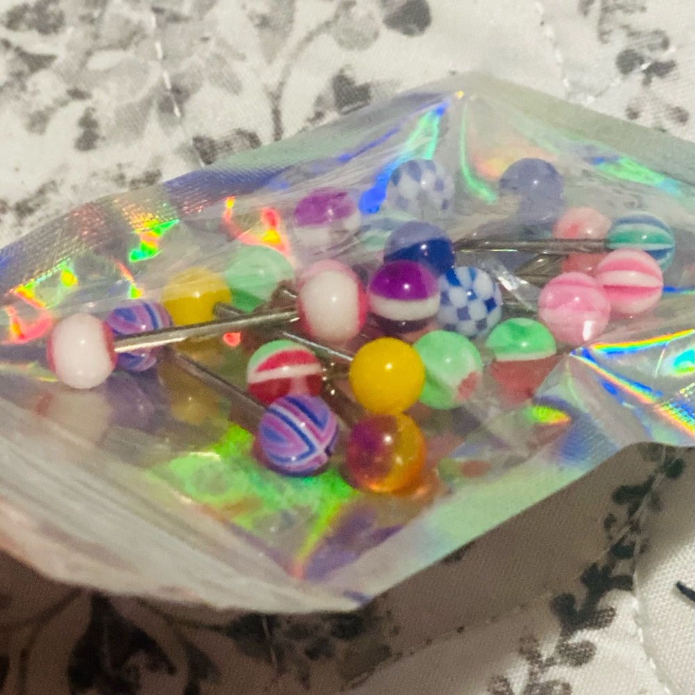 LOT OF 13 TONGUE RINGS - Picture 4 of 5